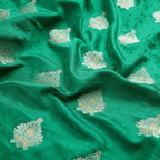 Tehreez – Self Jamawar Satin Tehra with Mughal Bunch - Zahra Maham