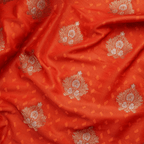 Tehreez – Self Jamawar Satin Tehra with Mughal Bunch - Zahra Maham