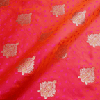 Tehreez – Self Jamawar Satin Tehra with Mughal Bunch - Zahra Maham