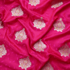 Tehreez – Self Jamawar Satin Tehra with Mughal Bunch - Zahra Maham