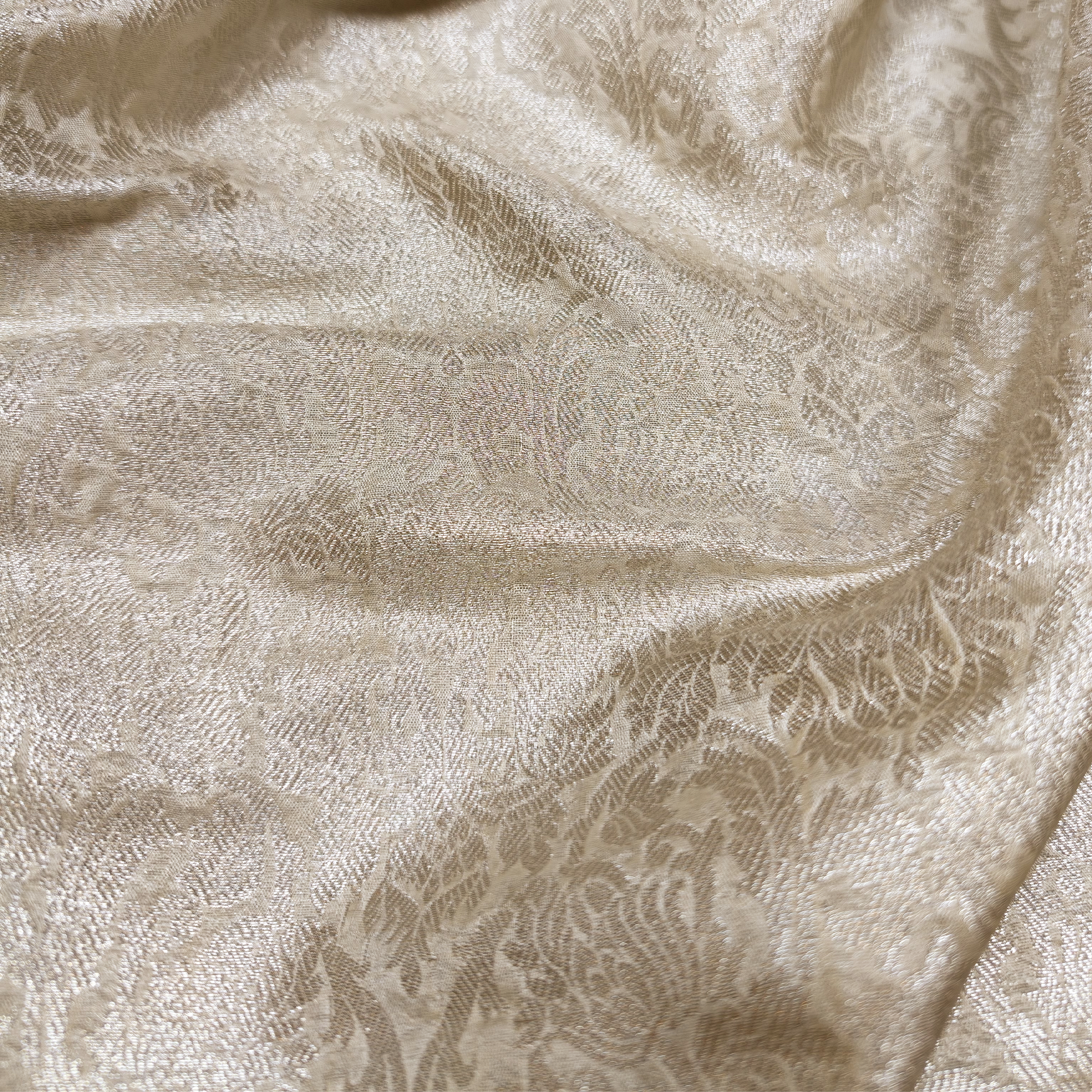 Mehr – Blended Atlas Floral Jaal Fabric