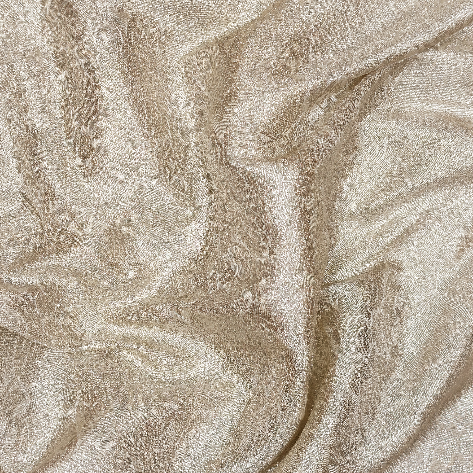 Mehr – Blended Atlas Floral Jaal Fabric