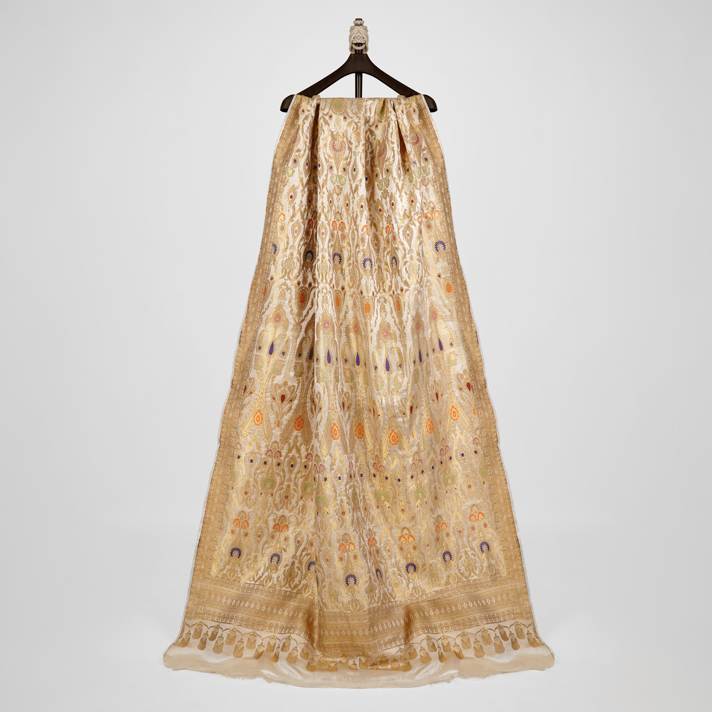 Naubahar – Katan Satin Multi Mina Dupatta