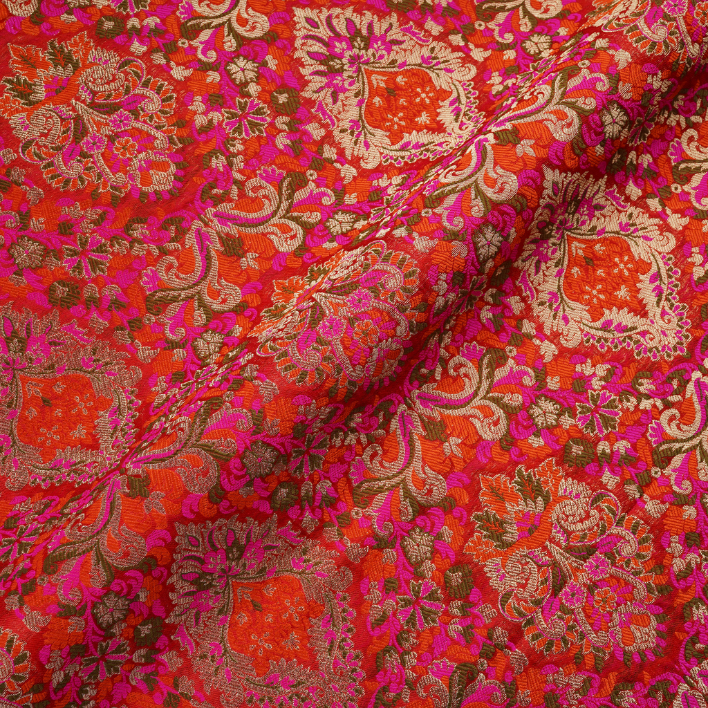 Satlaaj Jamawar Satin Zarbaft