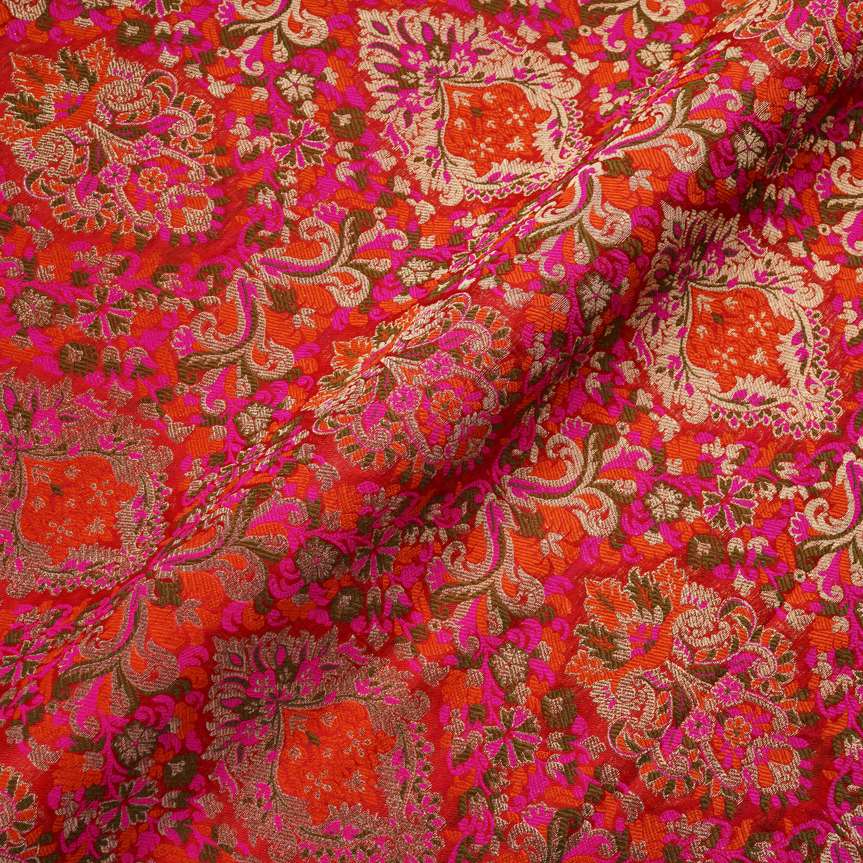 Satlaaj Jamawar Satin Zarbaft