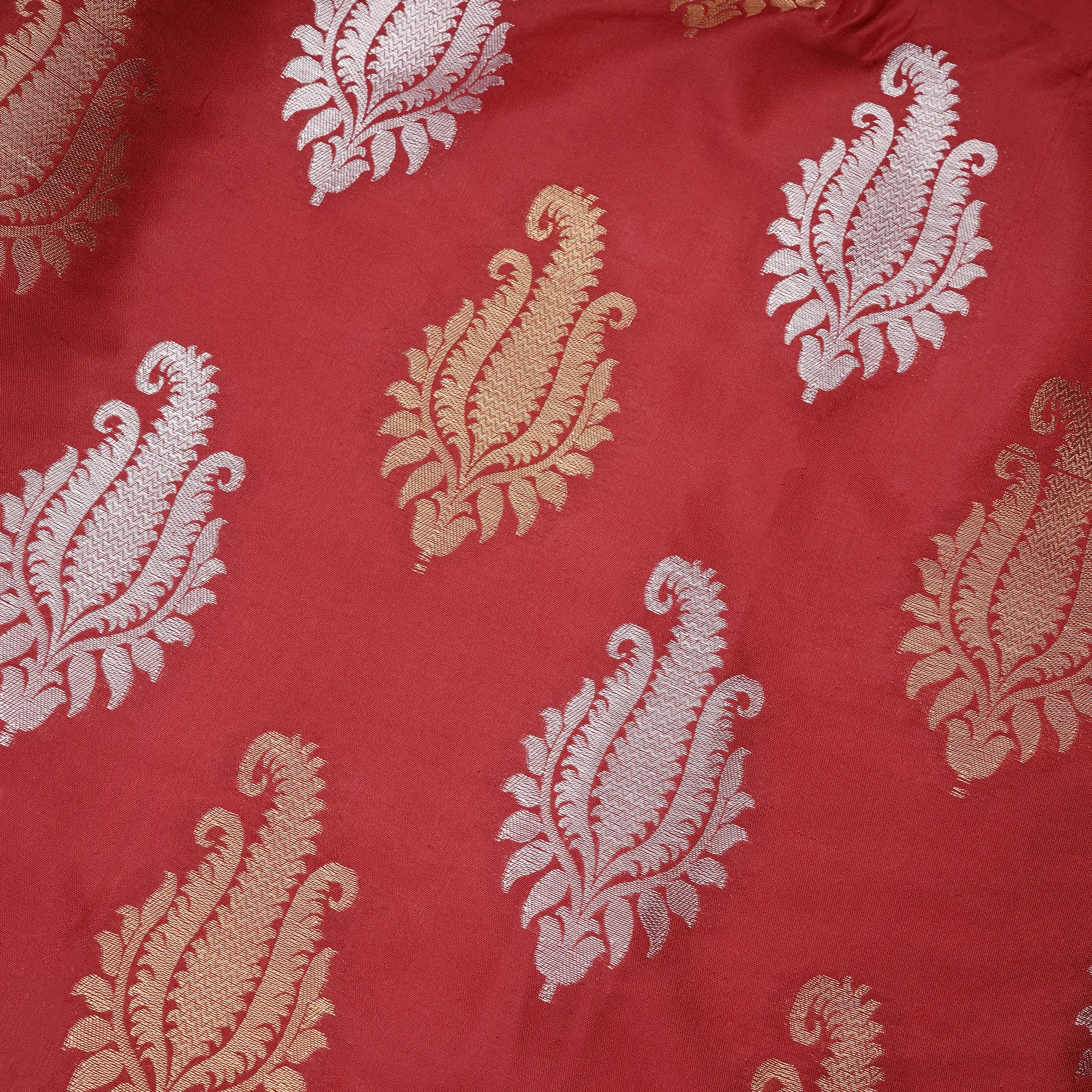 Samar – Blended Katan Silk with Mughal Art Bunch::Zahra Maham