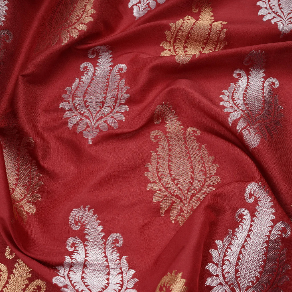 Samar – Blended Katan Silk with Mughal Art Bunch::Zahra Maham