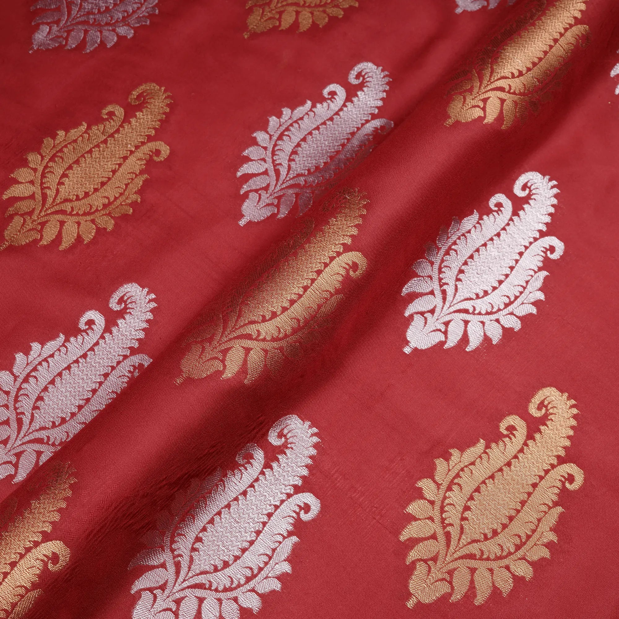 Samar – Blended Katan Silk with Mughal Art Bunch::Zahra Maham