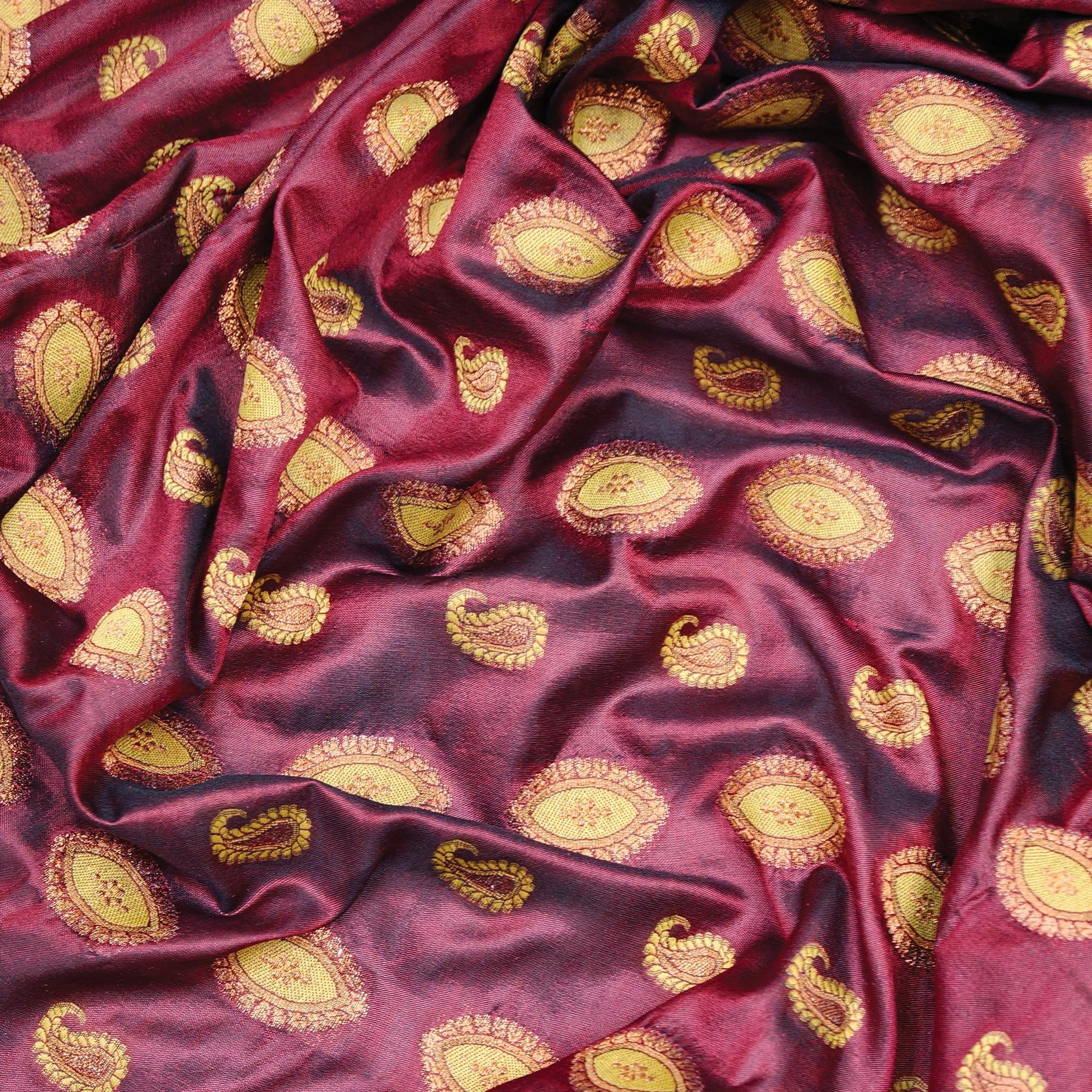 Shaam Rang — Pure Katan Silk (5.5 Yards)