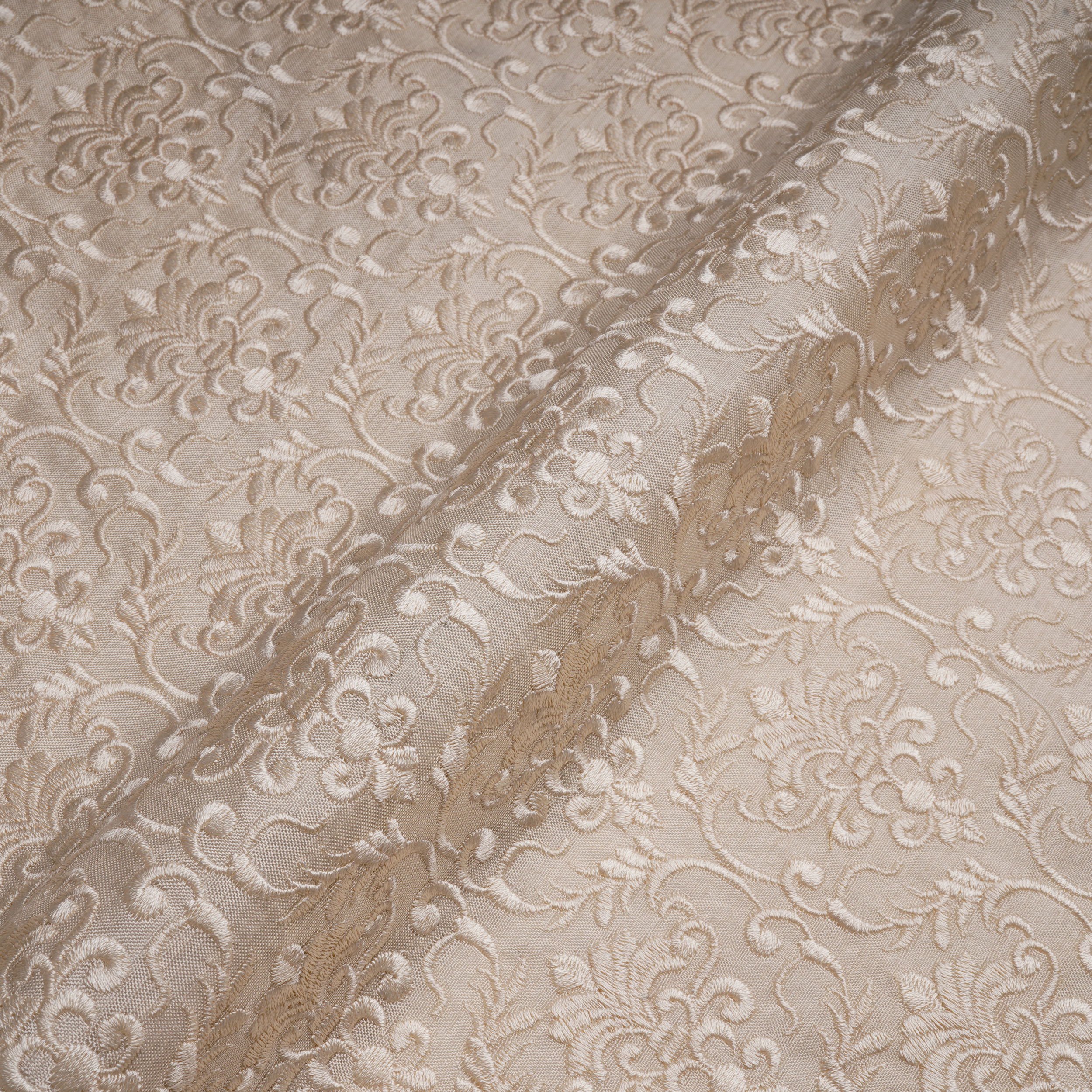 Mehraab – PK Raw Silk Embroidery Fabric