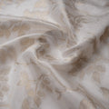 Arjhan – Pure Leaves Jaal White Sheesha Silk::Zahra Maham