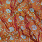 ZahabLume – Pure Katan Silk Dual Tone Silk Fabric - Zahra Maham
