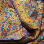 Zar-e-Sultanat – Satin Jamawar Kamkhwab with Mughal Art Borders - Zahra Maham