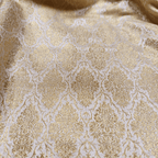 Zarbaaf – Blended Atlas Floral Motifs Fabric - Zahra Maham