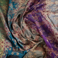 Zarf – Blended Katan Satin with Floral Zari Work - Zahra Maham