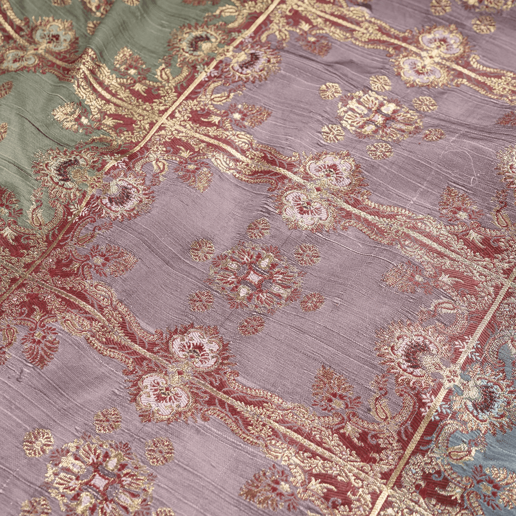 Zarf – Blended Katan Satin with Floral Zari Work - Zahra Maham
