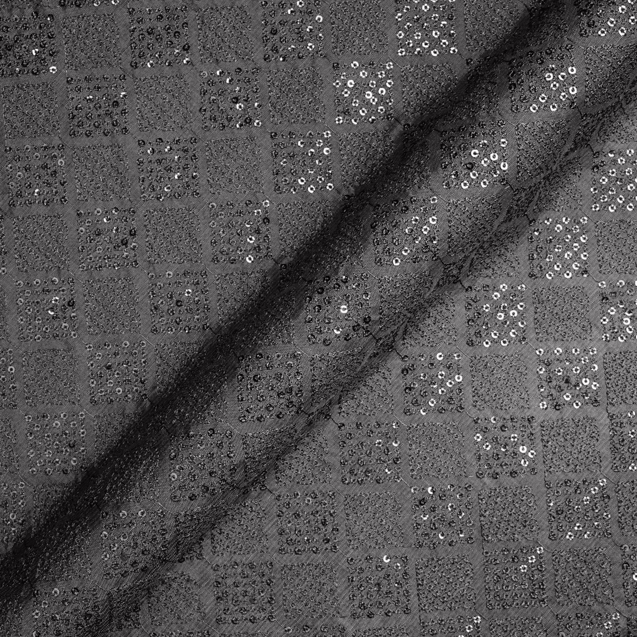 ZarSitara – PK Raw Silk Embroidery Fabric with Sitara Work - Zahra Maham