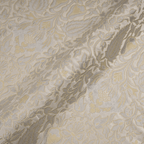 Zebdaan – Pure Katan Satin (Jaaldaar Weave |Beige Resham & Silver Zari) - Zahra Maham