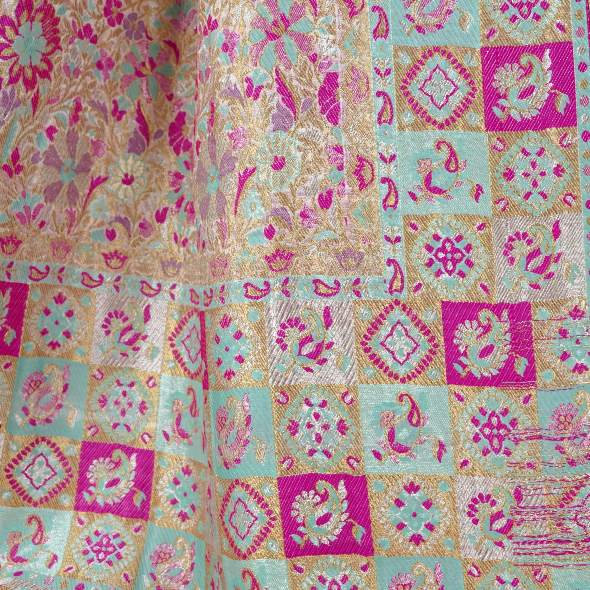 Zeenat – Katan Chiffon Atlas Shawl - Zahra Maham