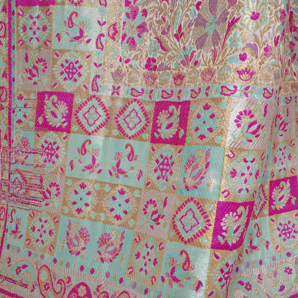 Zeenat – Katan Chiffon Atlas Shawl - Zahra Maham