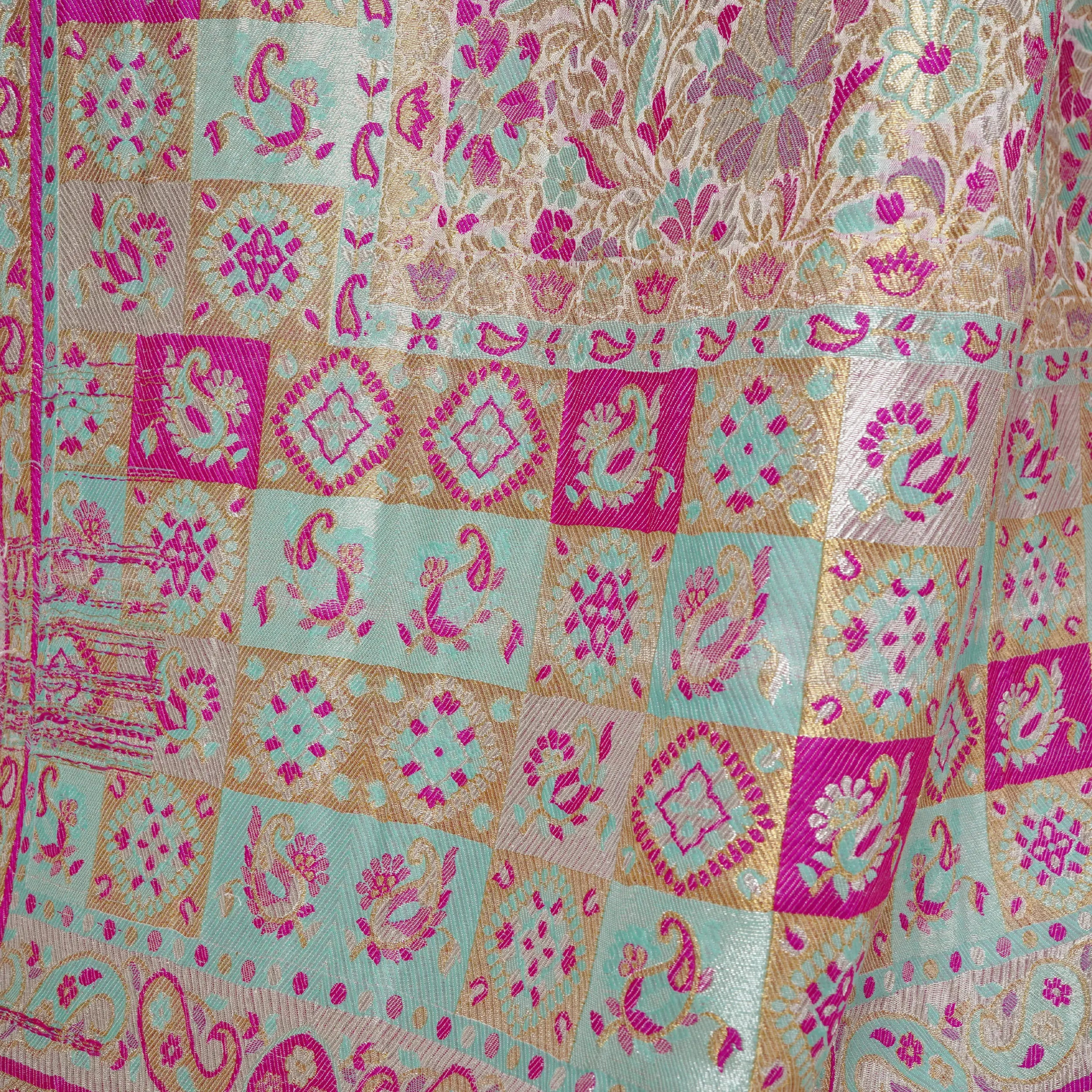 Zeenat – Katan Chiffon Atlas Shawl - Zahra Maham