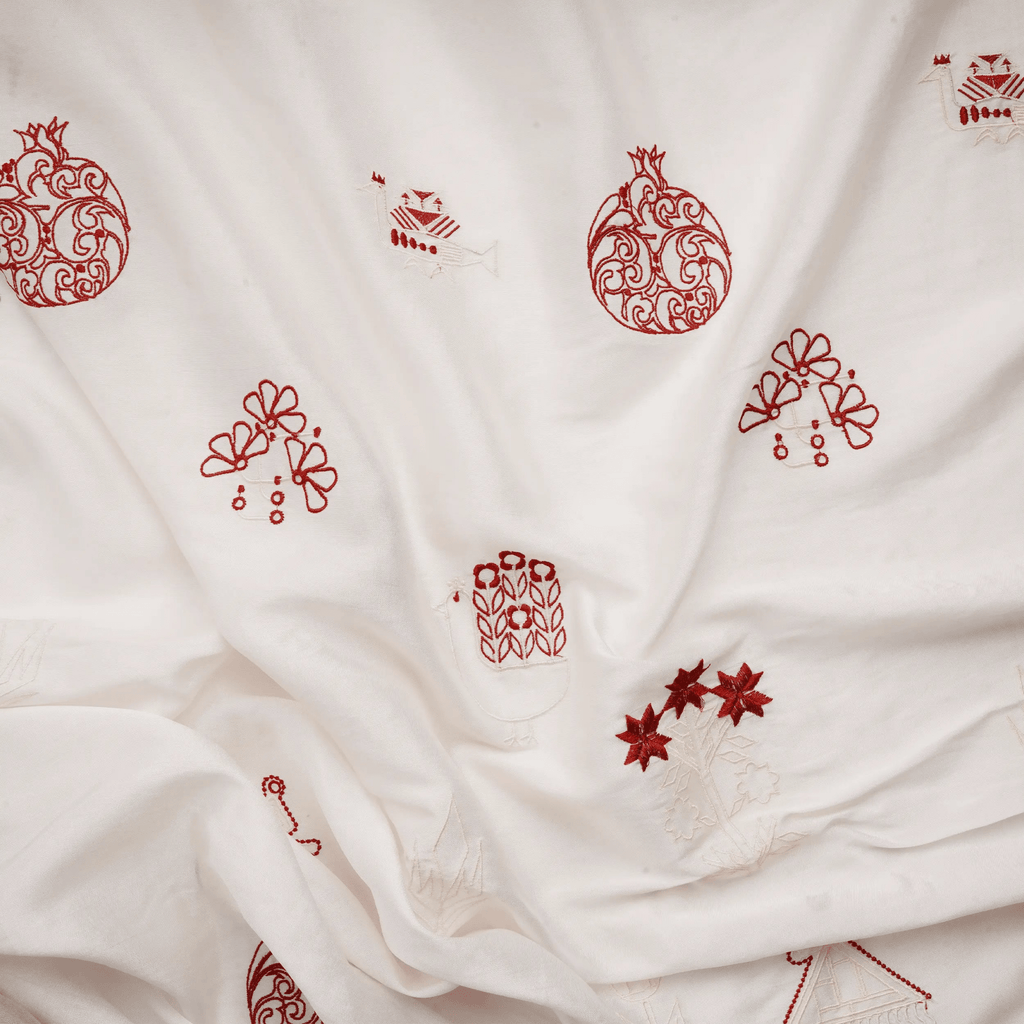 Zohraab – Pure Sheesha Silk with Embroidery - Zahra Maham